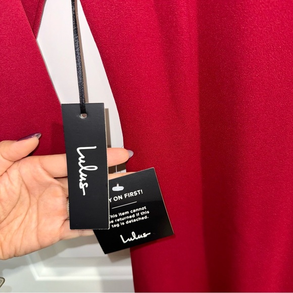 🚨 SOLD 🚨 Red dress - long maxi - wine dark red - size small - new with tags - Picture 6 of 10